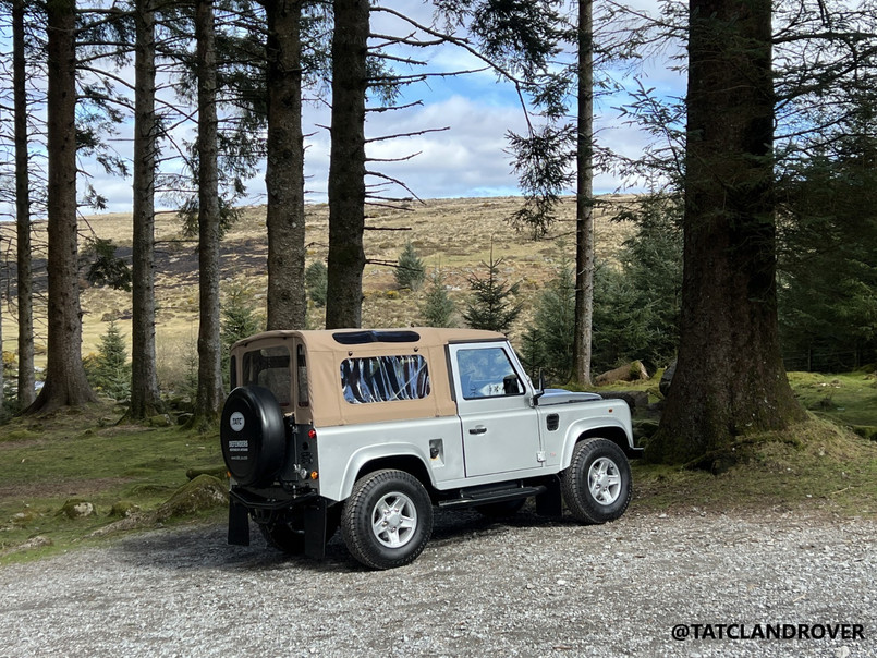 EXT248-XS - 90 XS Hood for Land Rover Defender in Sand - By Exmoor Trim Image 3