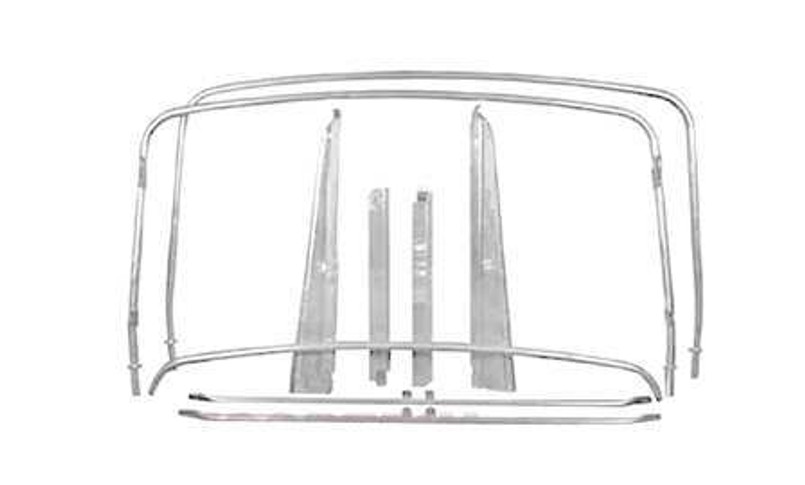 EXT282-4 - Land Rover Series 1 86"  Full Hood Stick Set - By Exmoor Trim Image 1