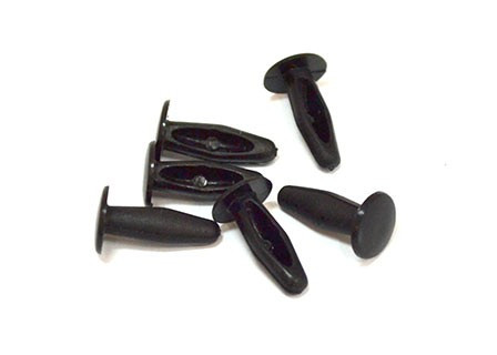 EXT322-2 - Cover Retaining Pins (Pack of 6) - Black - By Exmoor Trim Image 1