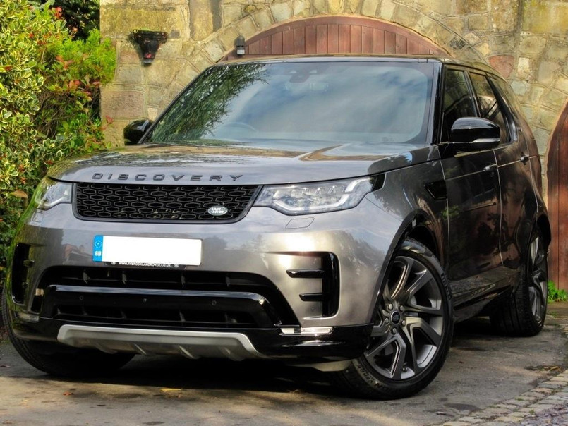 LRC1152 - Discovery 5 Bonnet Lettering In Gloss Black - Genuine Land Rover - Complete with Template Image 1