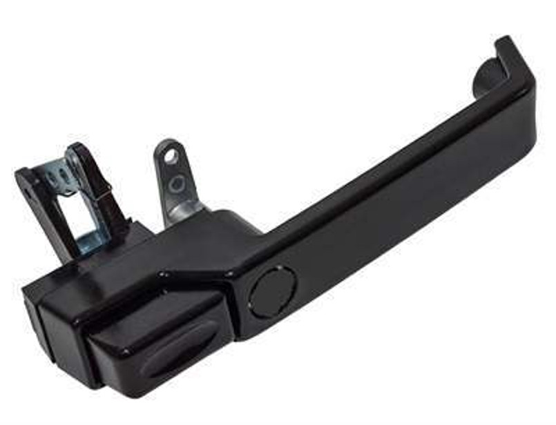 LR066529GB - Gloss Black Defender Rear Door Handle - Right Hand - Push Button Style - Will Also Fit LHD Front Right Hand Image 1