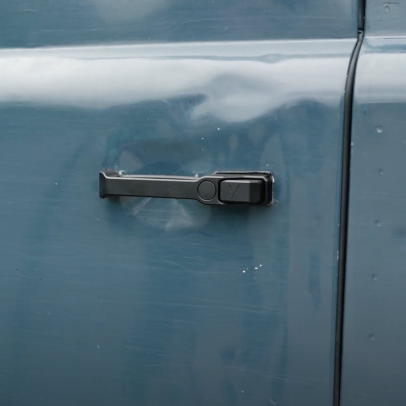 EXT014-32 - Defender Aluminium Door Handles - Comes as a Pair in Black Billet Aluminium - Can Be Fitted to Either Front or Rear - by Exmoor Trim IN STOCK FOR INSTANT DISPATCH Image 5