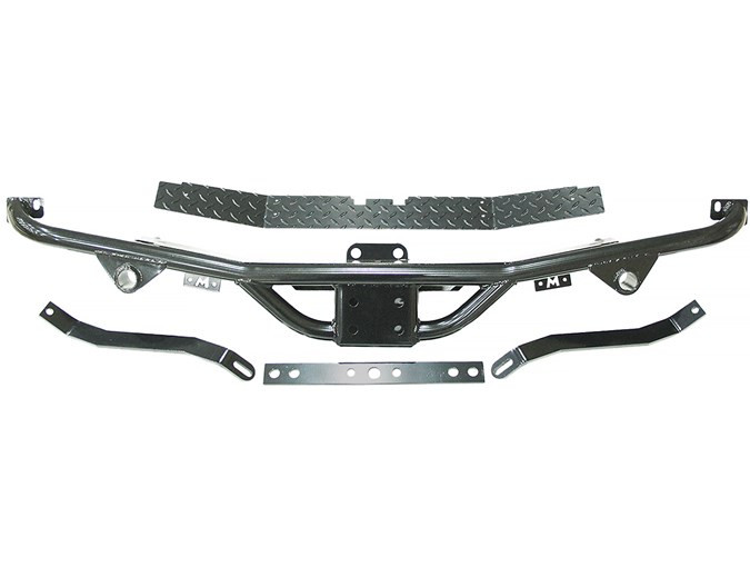 TF883KIT110 - NAS Rear Step Tow Bar - Defender 110 - Certificated for Towing - by Terrafirma Image 1