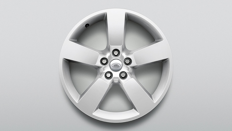 LR129113 - All New Defender 20" Alloy Wheel in Silver Sparkle Finish - 9 Spoke Style 5098 - Genuine Land Rover Image 1