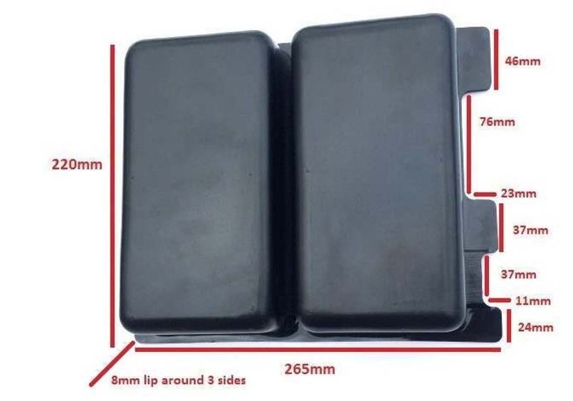 MUD-0035 - Cubby Box Twin Storage Tray for Land Rover Defender - By Mud Stuff Image 3