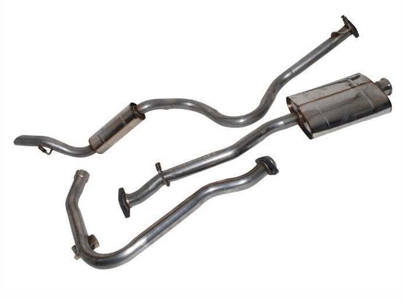 DA4228 - Stainless Steel Defender Exhaust System - Defender 110 200TDI - By Double 'S' Image 1