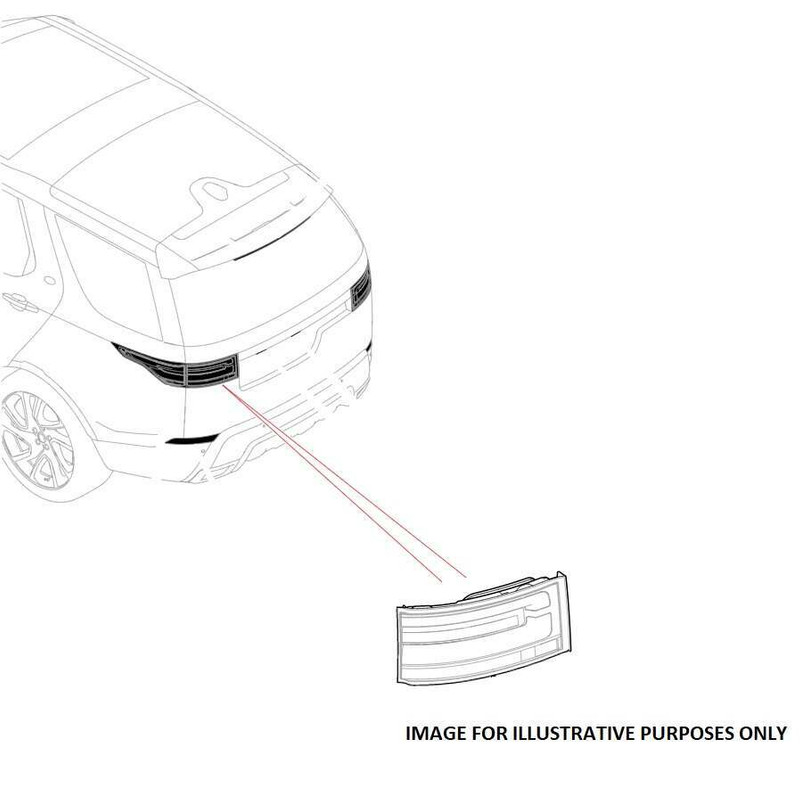 LR126302 - Rear RH LED Lamp on Tailgate - Discovery 5 - Genuine Land Rover Image 1