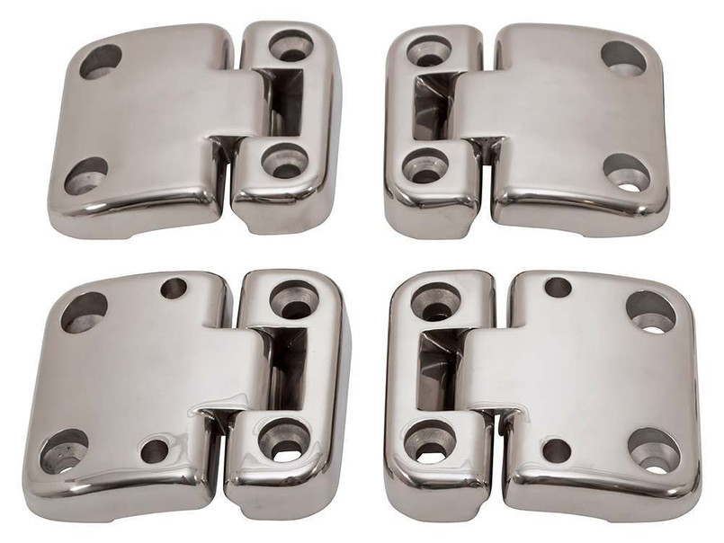 DA1951 - Stainless Steel Defender Front Door Hinge Kit - Set of Four With Fixings Image 4