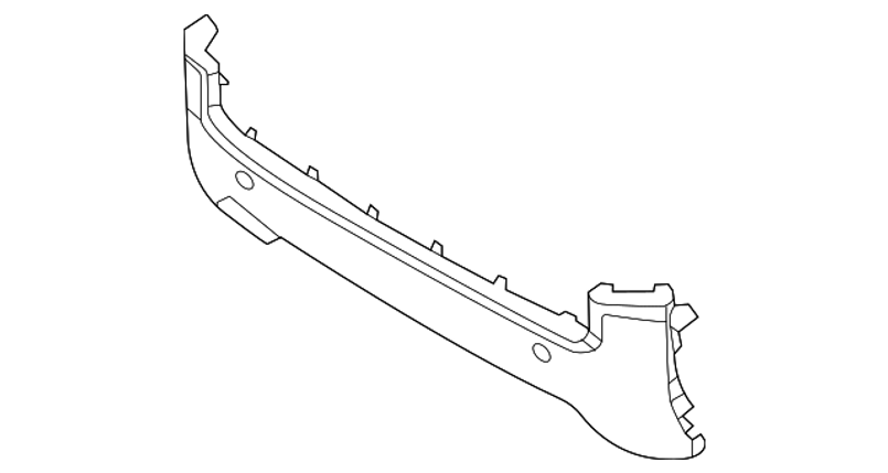 LR129437 - Lower Bumper Cover - 2020 Defender L663 - supplied in primer - Genuine Land Rover Image 1