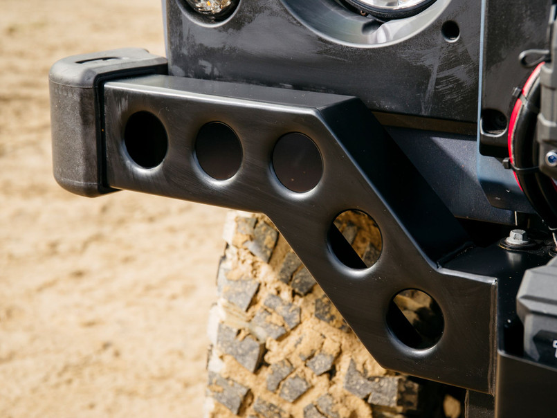 TF0015 - Terrafirma Cranked Winch Bumper for Defender - Skeleton Style - For Vehicles With Air Con ********LAST ONE IN STOCK ***** Image 3