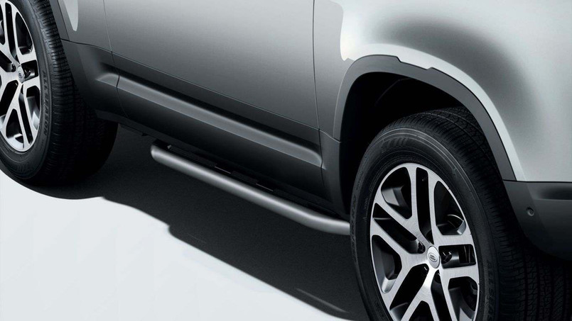 VPLEP0433 - Defender 2020 Side Tubes (Comes as a Pair) - Side Protection for 90 - Genuine Land Rover Image 1