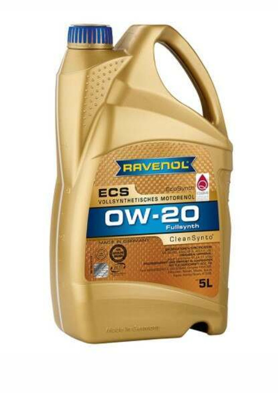 DA1813 - Ravenol USVO Eco Synthetic Engine Oil - ECS 0W-20 - 5 Litres Image 1