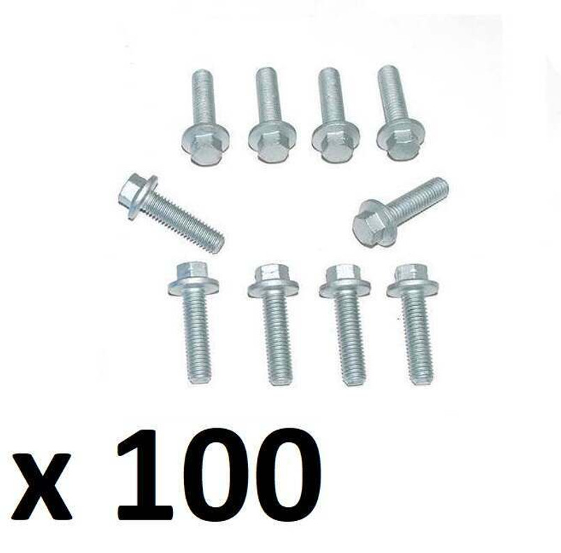 FS108307L - Quantity x 100 BULK BUY Flanged Bolts - M8 x 30 - Multiple Applications on Land Rover Defender, Discovery 1 and Range Rover Classic Image 1