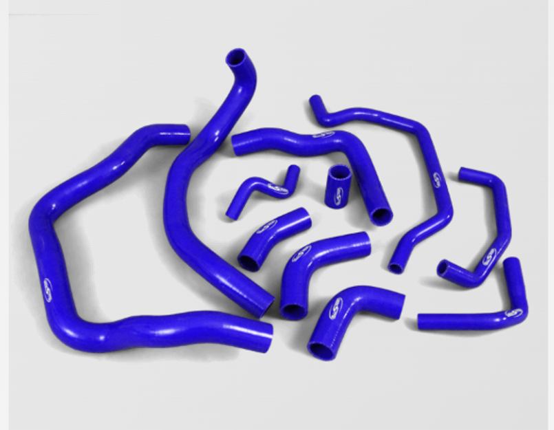 ASH18-BLU - Defender Puma 2.4 TDCI Silicone Coolant Hose Kit in Blue - By Allisport Image 1