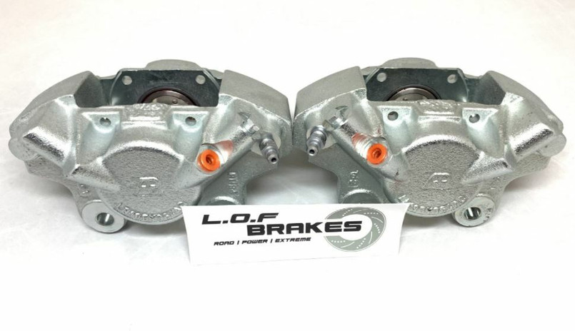 LRC2353 - Defender Rear Vented Calipers - Fitted With Stainless Steel Pistons by LOF - For Defender 110 from 2001 - Comes as an Axle Set - Pair of Calipers Image 1