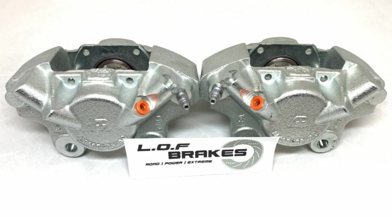 LRC2354 - Defender Rear Vented Calipers - Fitted With Stainless Steel Pistons by LOF - For Defender 90 from 1994 - Comes as an Axle Set - Pair of Calipers Image 1
