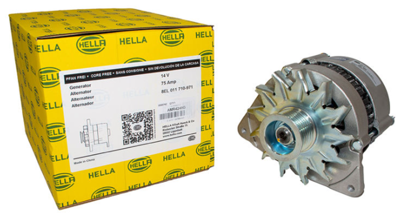 AMR4249 - Hella Branded Alternator for Defender and Discovery 300TDI - A127/65amp Image 1