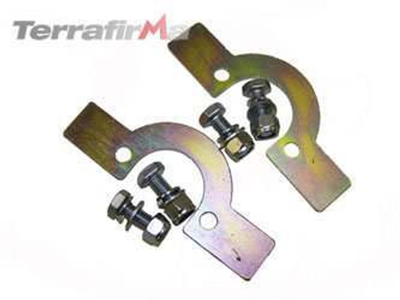 TF505 - Terrafirma Front Coil Spring Retaining Plates - For Defender, Discovery 1 and Range Rover Classic Image 1