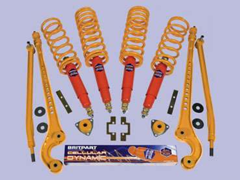 DA4288CMD - Medium Duty / 40mm Lift Cellular Dynamic Full Suspension Kit - Fits Defender 90 upto 1994 and Range Rover Classic upto 1986 Image 1