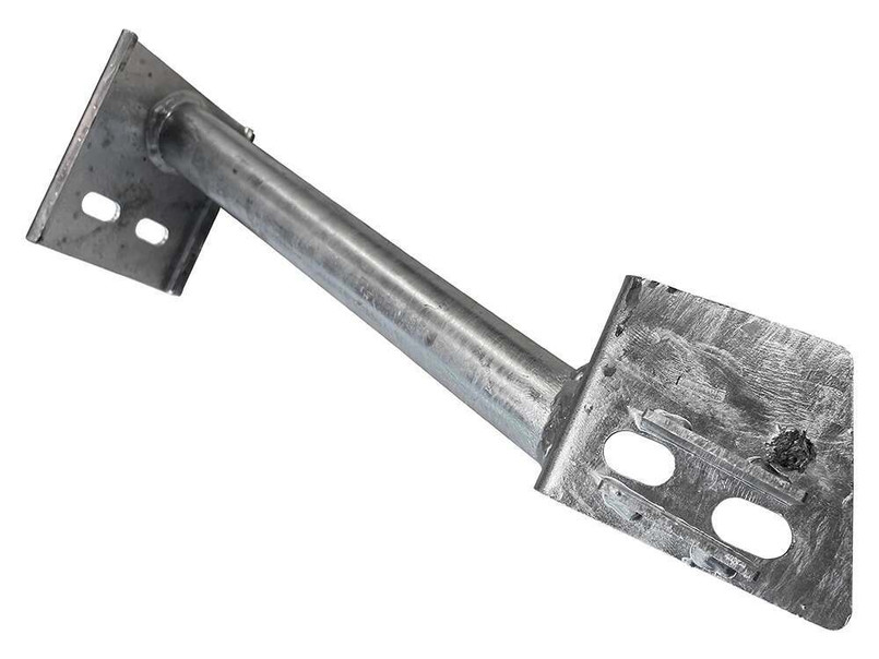DA4893 - Galvanised Tubular Seatbelt to Chassis Bracket for Land Rover Defender - Fits Right Hand Side of Defender 110 Image 2