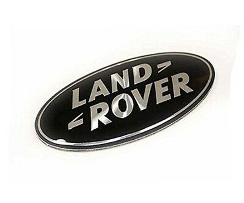 DAG500160 - Supercharged Oval Badge - Black / Silver (For Use On Grille Of Vehicles - NOT FACTORY FITTED DISCOVERY 4) - Genuine Land Rover Image 1