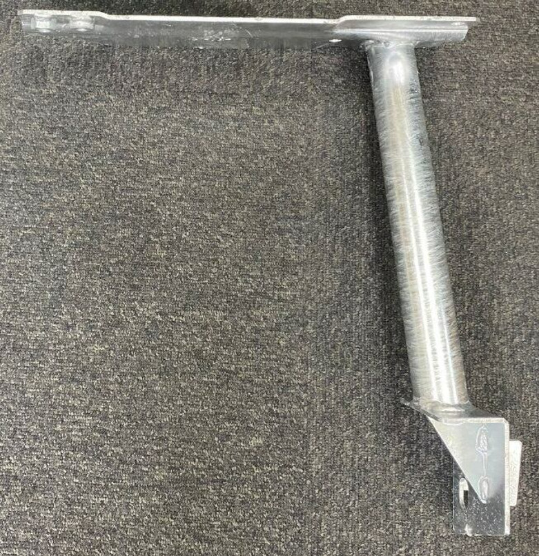 EIO500070 - Galvanised Left Hand Rear Seat Belt Tube for Land Rover Defender 90 & 110 - Second Row Seating - For Puma 2007 to 2016 Image 1