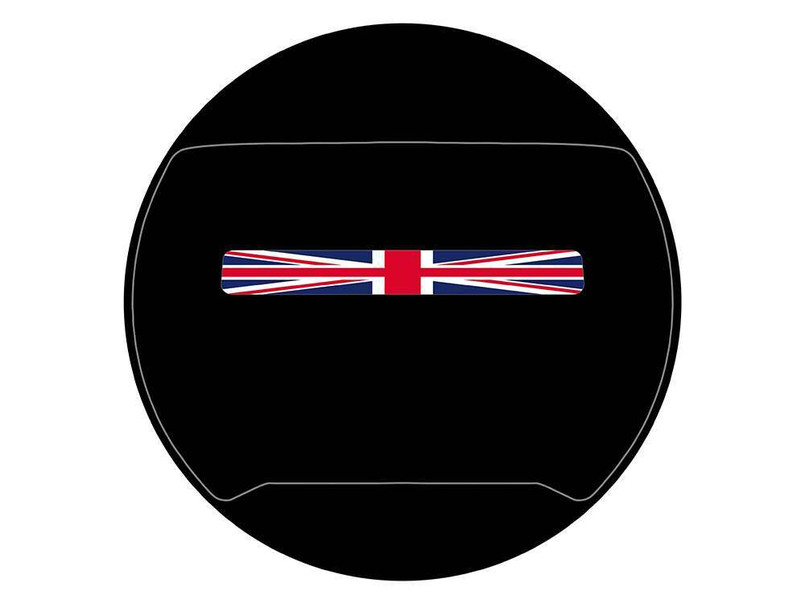 STICKER-UNION-F - Britpart Sticker for Land Rover Defender 2020 Spare Wheel Cover - Union Jack Sticker Image 2