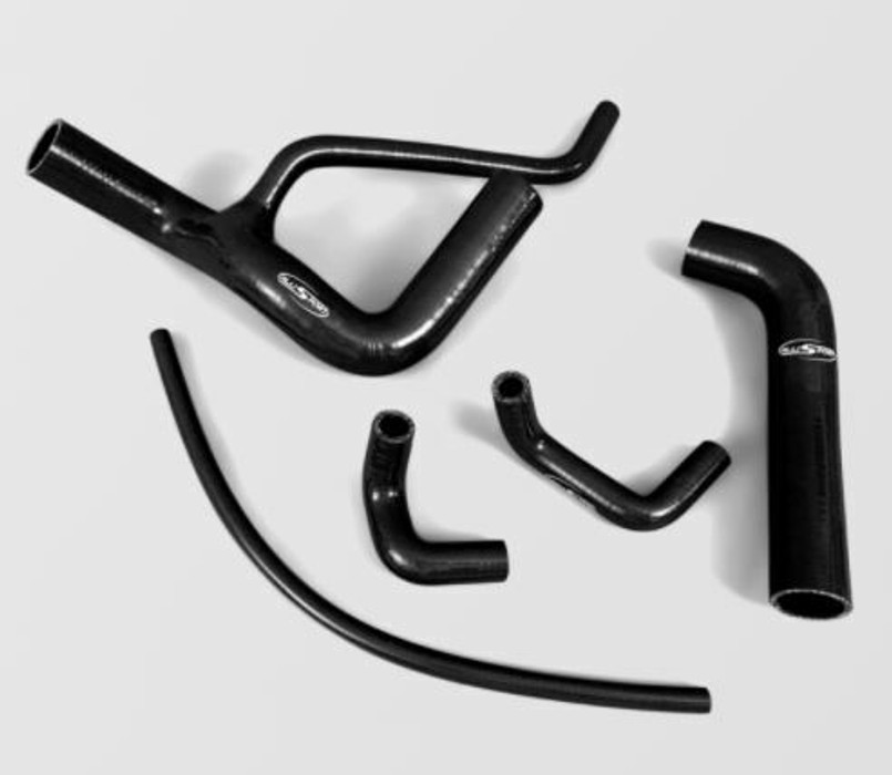 ASH23-BLK - Silicone Coolant Hose Kit for Land Rover Discovery 1 - 200TDI Kit by Allisport in Black Image 1