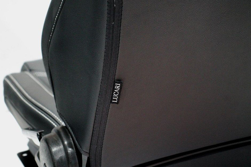 LRI1166 - Pair of RXI Low Base White Stitch Front Seats for LAND ROVER DEFENDER 90/110 Image 10