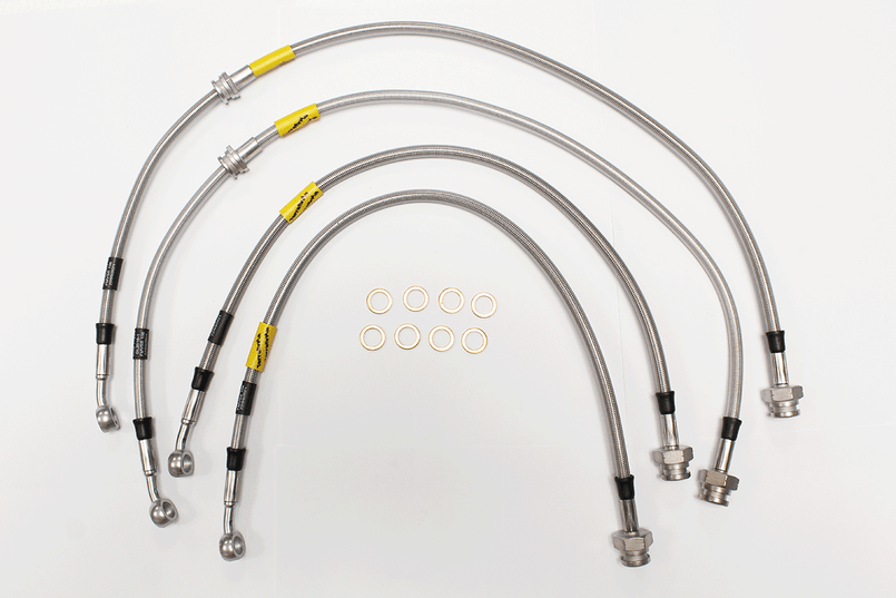 TF650GDXL - Goodridge Extreme +5" Extended Brake Hose Kit for Land Rover Discovery 2 - from Terrafirma Image 1
