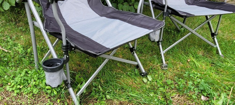 TF1720 - Terrafirma Expedition Folding Chair - By Terrafirma - Camping Chair comes with Carry Bag and Cup Holder Image 2