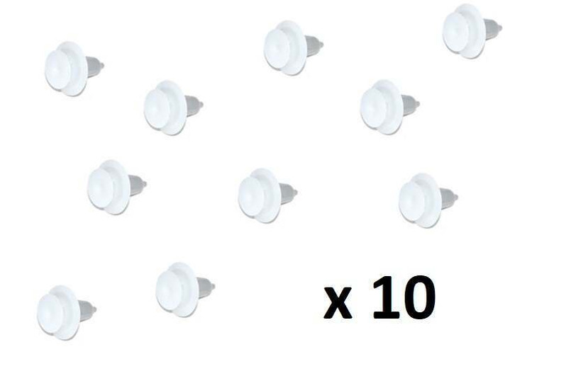 DYC10031L - BULK BUY - 10 x Rear Bumper End Cap Clip for Land Rover Discovery 2 - Fits DQR101080 and DQR101090 to Vehicle - Quantity x 10 Image 1
