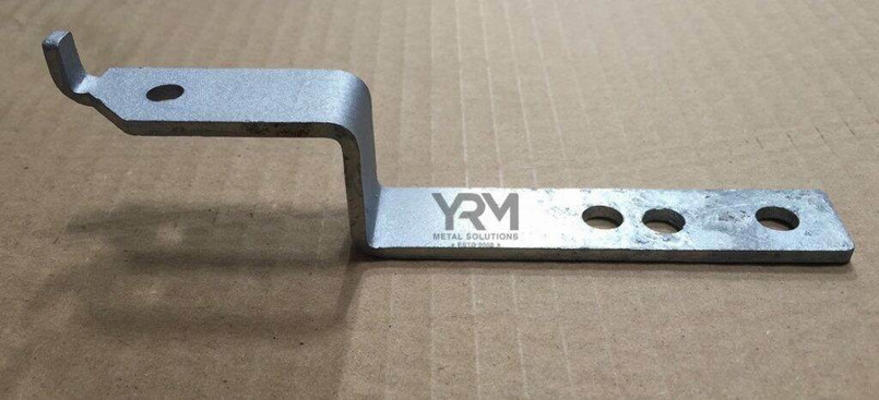 YRM241 - Heavy Duty Galvanised Air In-Take Dump Valve Bracket - For Land Rover Defender 300TDI & TD5 - Manufactured by YRM Metal - Right Hand Side Image 1