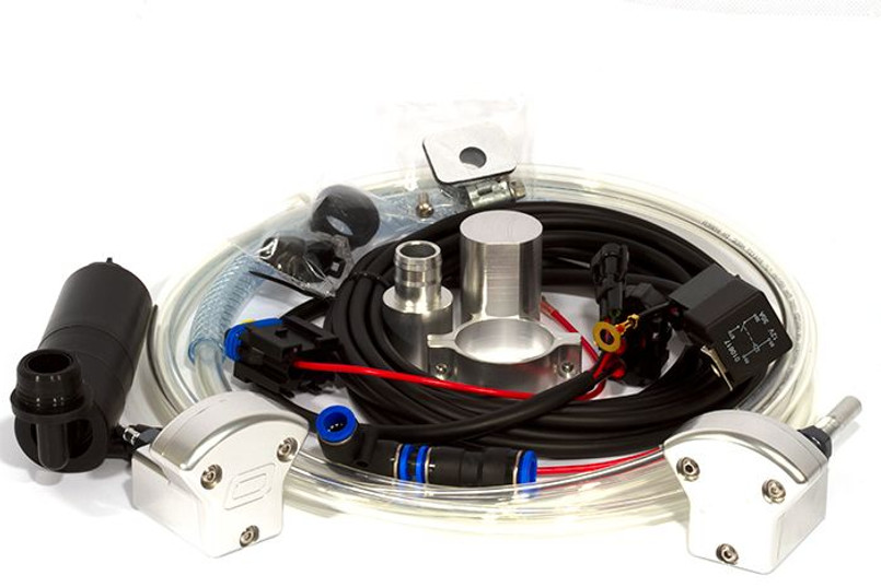 LRC2485 - Upgraded Washer System and Jet Kit In Black for Land Rover Defender by Optimill - Fits 1998-2016 - Fits Front Image 2