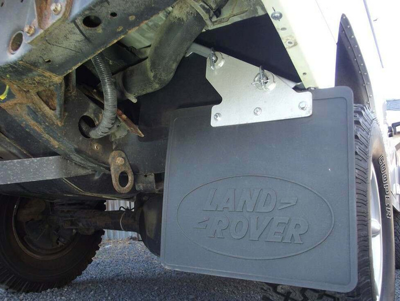 GL1016 - Mudflap Mounting Kit and Mudshields for Land Rover Defender 110 & 130 Hi-Cap - Comes as a Pair - By Gwyn Lewis 4x4 Image 3