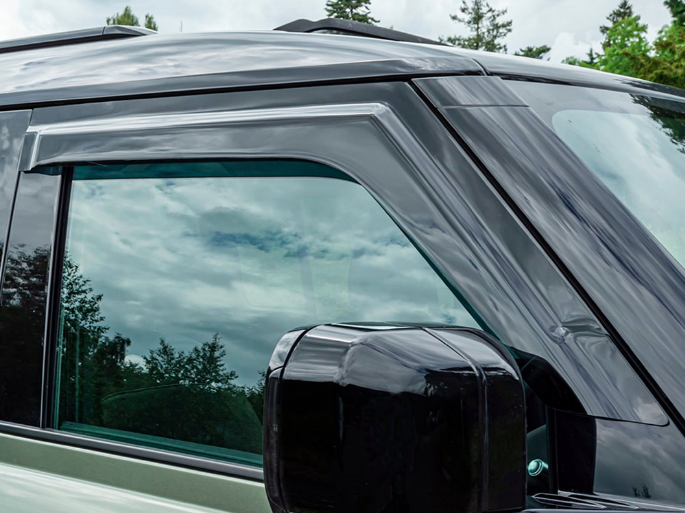 DA6675 - Front Wind Deflector Kit for Land Rover Defender 90 2020 Onwards - Fits Front Right and Left Windows Image 1