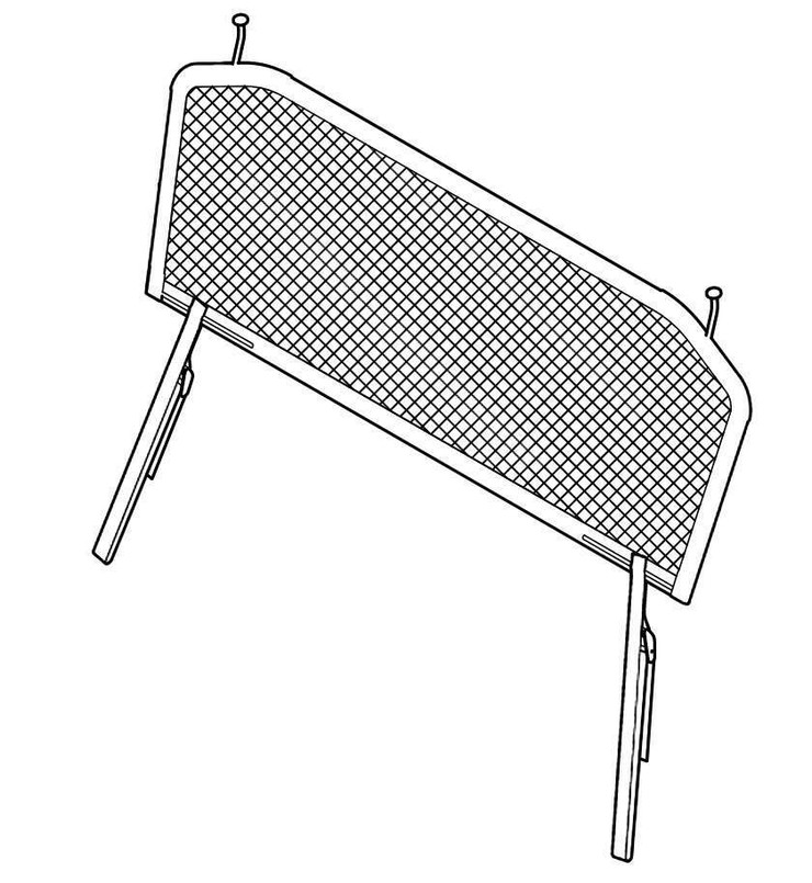 VPLXS0659 - Loadspace Partition Net for Range Rover Sport L461 - Fits from 2023 - Genuine Land Rover Image 1