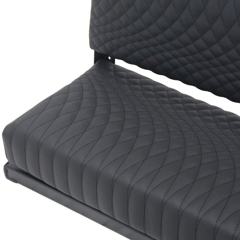 EXT002-VLT - 2 Man Bench Seat (Inc. Brackets & Fixings) Black Vinyl Vault - Defender - Exmoor Trim Image 9