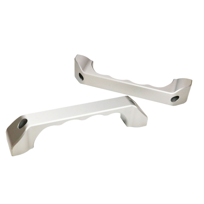 EXT014-128 - CNC Billet Aluminium Defender Interior Door Handles - Silver - Pair - by Exmoor Trim Image 11