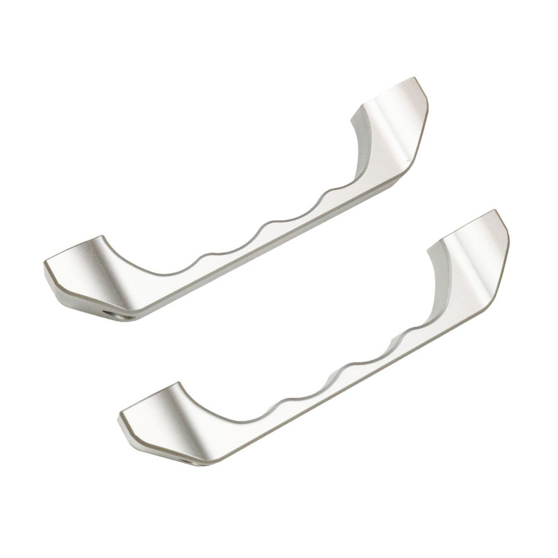 EXT014-128 - CNC Billet Aluminium Defender Interior Door Handles - Silver - Pair - by Exmoor Trim Image 15