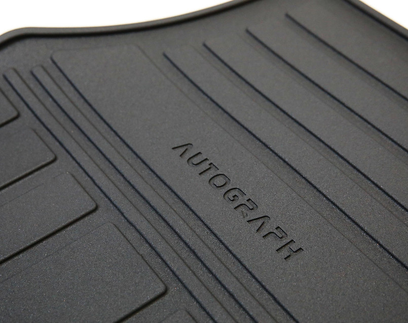 EXT017-34 - Front Mats - Rubber - Defender Puma 2007 onwards - by Exmoor Trim Image 7