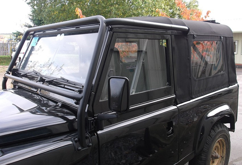 EXT247-L188-BLACK - NAS Style Black Stay Fast Hood to Fit L188 Heavy Duty Bar Set from Safety Devices Image 2