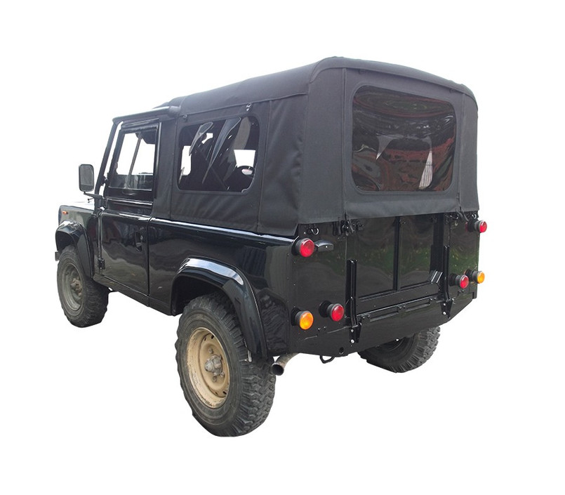 EXT247-L188-BLACK - NAS Style Black Stay Fast Hood to Fit L188 Heavy Duty Bar Set from Safety Devices Image 1