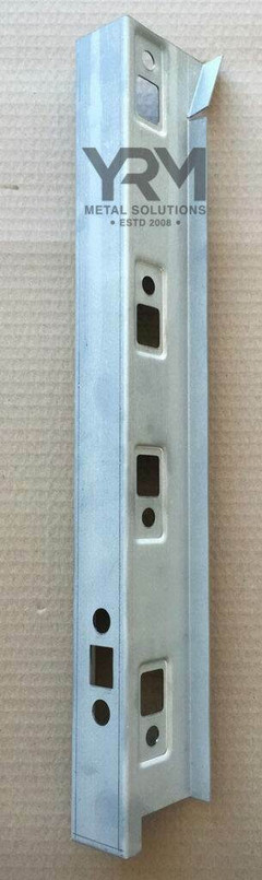 YRM048A - Right Hand Lower Pillar Repair Section for Land Rover Series and Defender - 1.2mm Zinc Coated Mild Steel - Manufactured by YRM Metal Image 1