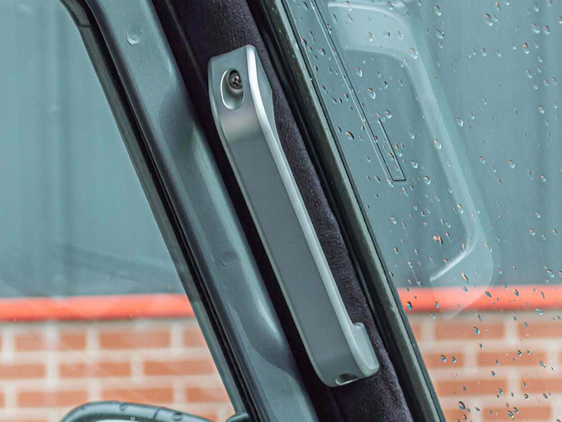 DA8869 - A Pillar Grab Handle for Land Rover Defender - Comes in Silver Image 1