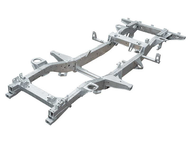 KVD001010 - Blank Adaptor Galvanised Chassis for Land Rover Defender 90 Image 4