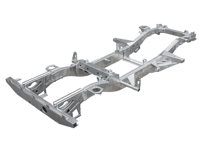 KVD001010 - Blank Adaptor Galvanised Chassis for Land Rover Defender 90 Image 1
