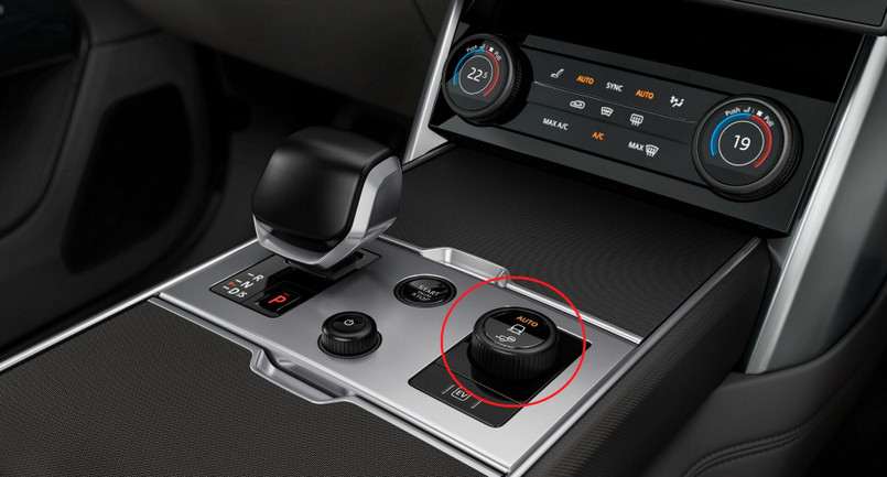 LR171662 - Satin Black Ceramic Hill Descent Control Switch - Range Rover SV - 2022 onwards - Genuine Land Rover Product Image 1