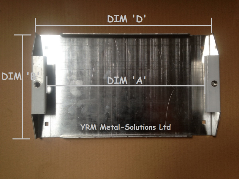 YRM176D - Battery Tray and Clamp for Land Rover and Range Rover - By YRM Metal - 406mm x 185mm x 494mm Image 3