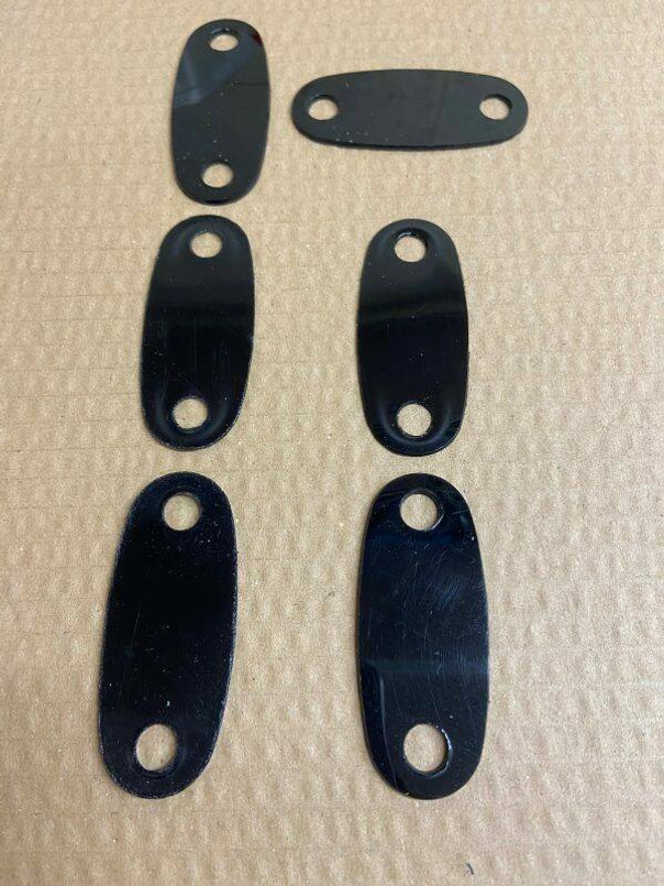 YRM1924-Def - Safari Tail Door Hinge Gasket Set - For Land Rover Defender - Kit Comes with 6 Nylon Gaskets - By YRM Metal Image 1